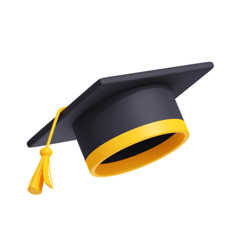 3d academic hat